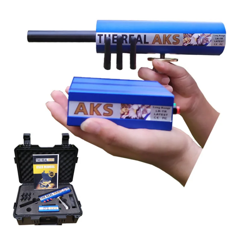 

The Real AKS with filter Metal Detector Underground Long Range Gold Detector 6 Antennas For Detect Gold Silver Diamond