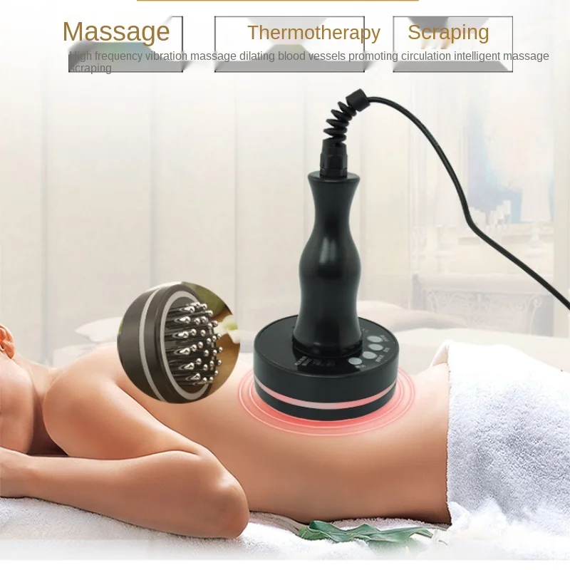 Plug-in Cupping Massager Slimming Massager Portable Hot Compress Meridian Brush Dredge Meridian Heating Massager   Body Massager stainless steel cigar drill black cigar pass needle burr dredge punch portable gadgets cigar accessories tool for men gift