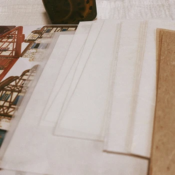 

50 Sheets Vintage Special Base Paper DIY Planner Scrapbooking Stickers Light Color Series Seal Paper