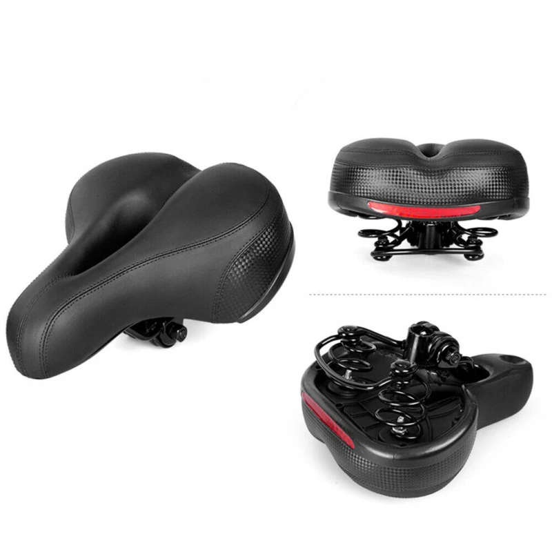 Selle De Vélo ROCKBROS Confort + Tige De Selle - Léger, En PU/carbone, Pour BMX/VTT