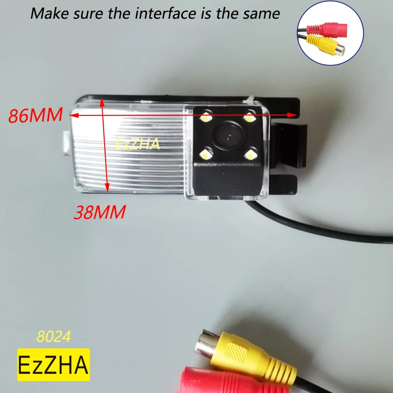 

EzZHA HD Wireless Car CCD Rear Camera 4 8 12 led Night For Nissan Geniss Tiida Livina GF-R 350Z 370Z Sentra Cube Versa Parking