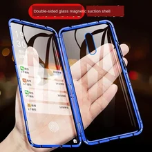 Double-sided Magneto Phone Case for OPPO Reno10 R17 R15 K1 A9 All-inclusive metal frame glass protective cover for OPPO F11 K3