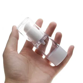 

15ml 30ml 50ml Hotel Liquid Home Shampoo Body Wash Cosmetic Clear Salon Container Empty Travel Bottle Vacuum Pump