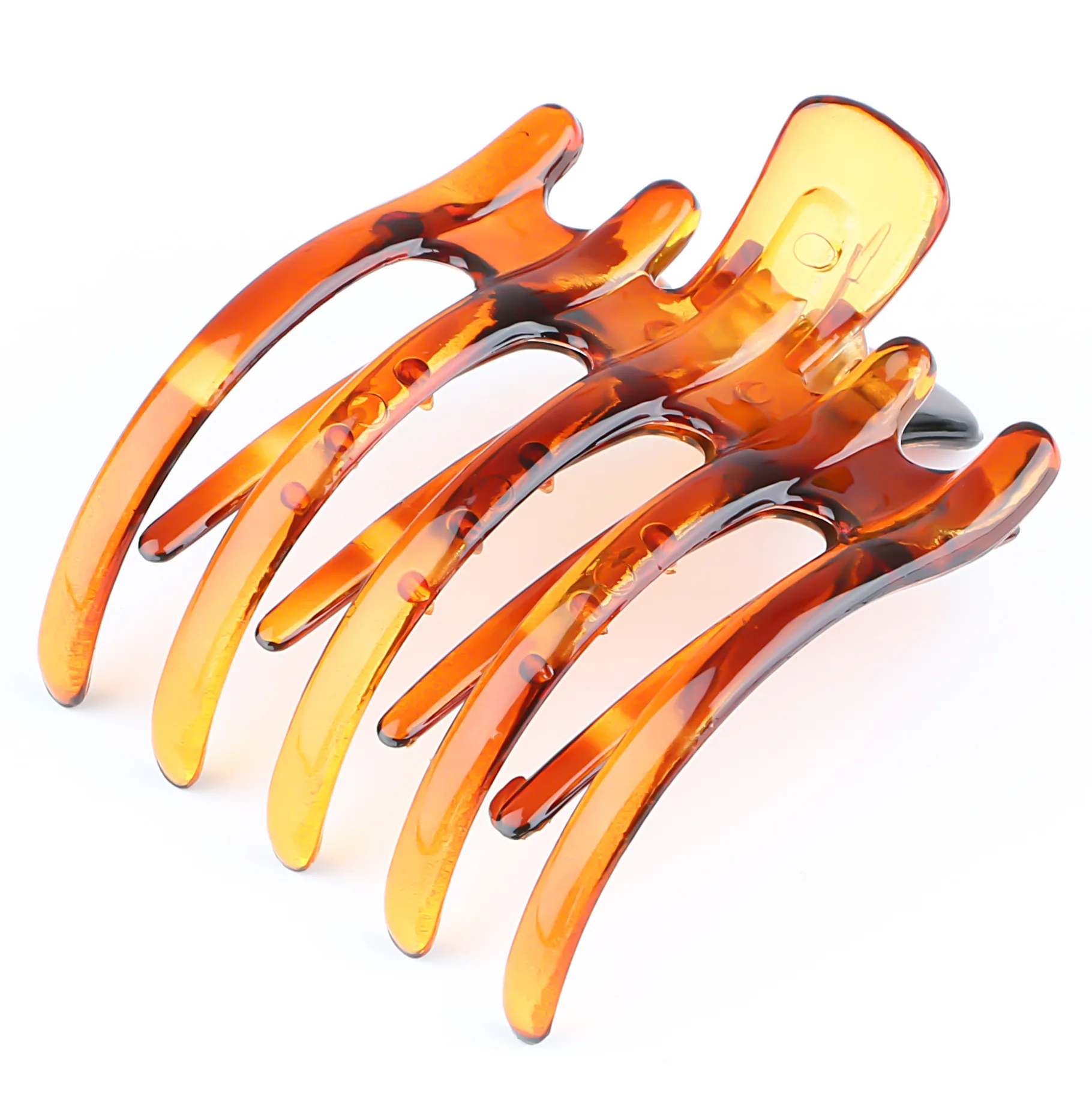 Acryl Haar Krallen Matte für Frauen Clips Krabben Schellen Pferdeschwanz Halter Entenschnabel Haarnadeln Mädchen Barrettes Mode Haar Zubehör – Detail 9