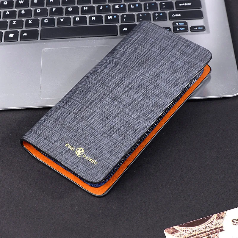 

Wallet MEN'S Wallet | Single Zipper Bag Mobile Phone Bag | for Both Men And Women Casual Clutch Bag
