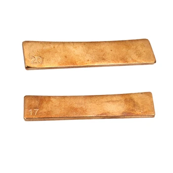 

MagiDeal 2pcs Brass Guitar 20'' & 17''Radius Fret Press Caul Insert Tools