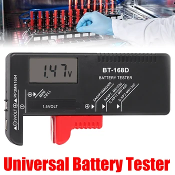 

Portable Battery Cell Tester Indicator 9V Volt Button Checker Digital For Universal AA AAA C/D Battery Voltage Detector Tool