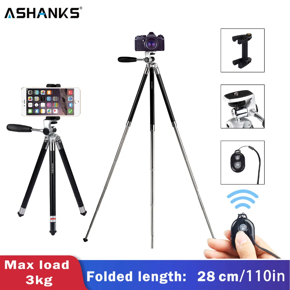 Мини штатив ASHANKS для мобильных телефонов и смартфонов iPhone Samsung Xiaomi Huawei iPad