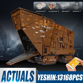 

Star Toys Wars Cavegod UCS Sandcrawler Assembly Kits Model Compatible With MOC-13289 Building Blocks Bricks Kids Gifts