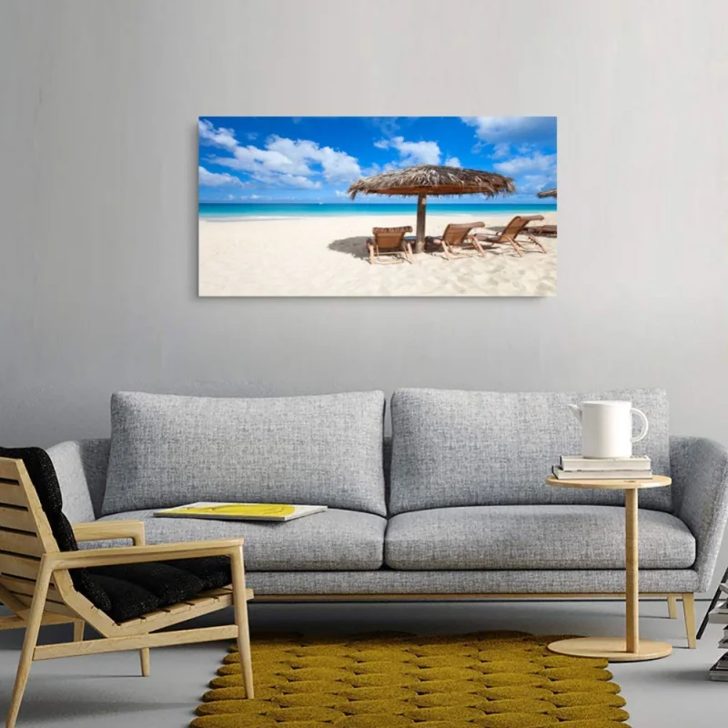 Морской пейзаж, пляжные картины, напечатанные на холсте картины, современный настенный Декор, плакат, произведение искусства для спальни, гостиной
