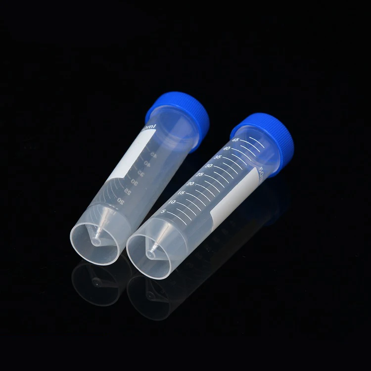 50ml Cryotube Centrifuge Tube With Screw Cap And Scale Medical Equipment Supply , Pack of 50 Pcs