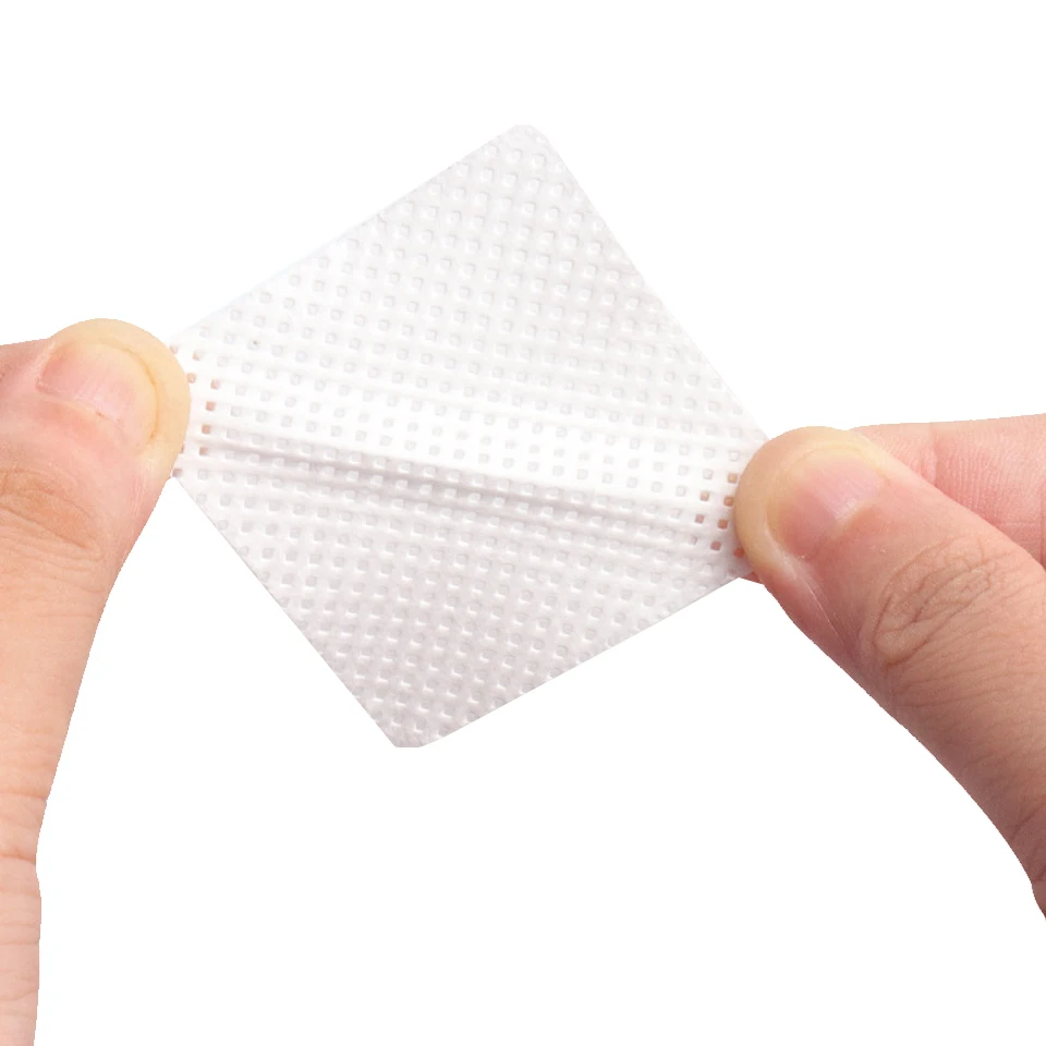 1 Box 200pcs Cotton Clean Cleaning Pads Wipe For Eyelash Extension Glue Bottle Mouth Nail Removal Towels Cotton Piece 6