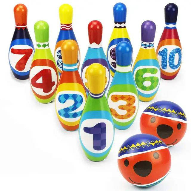 US $17.23 None Kids Bowling Play Set Foam Ball Toy Gifts Educational Early Development Sport Indoor Toys