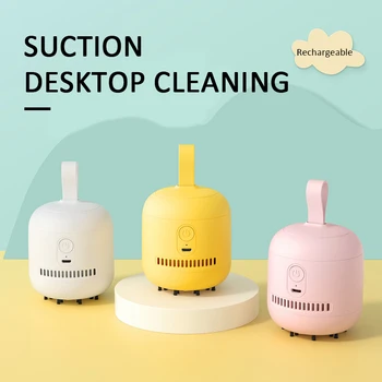 

Desktop Vacuum Cleaner Portable Automatic Mini Cleaning Debris Machine Portable Vacuum Cleaner Laptop Keyboard Car Clean