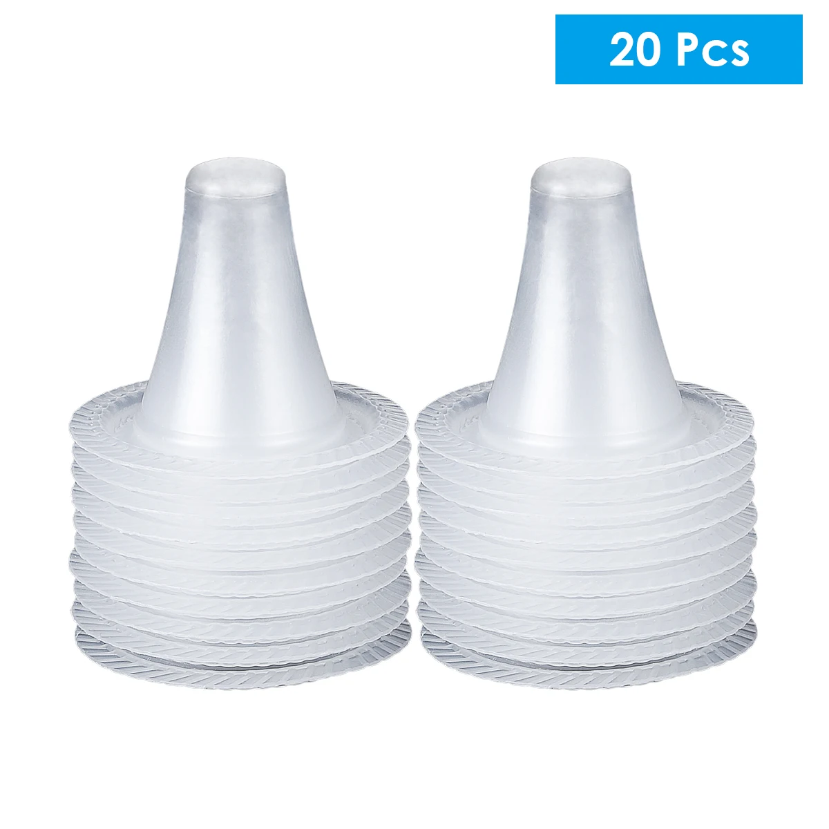 

20pcs Ear Thermometer Probe Covers Lens Filters Soft Plastic Transparent Ear Thermometer Probe Covers Protective Tools