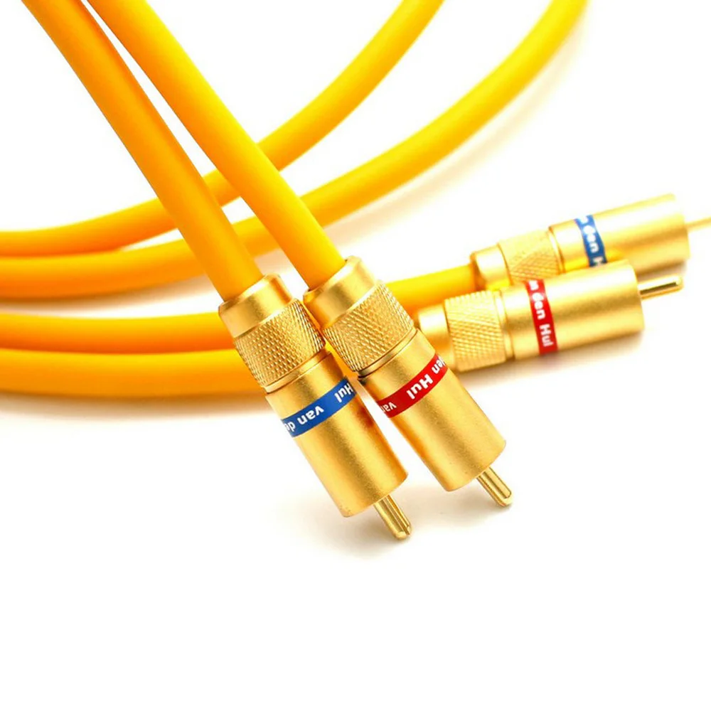 Van Den Hul D102 Mkiii Hybrid Rca Audio Interconnect Cable Per Hifi Cd Player Amplificatore Amp