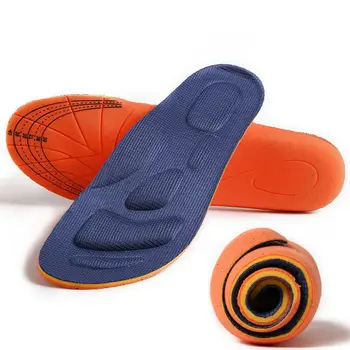 

1 Pair Men's and Women's Universal Sole Flat Insole Flat Foot Insole Support Insole Orthopedic Massage Mat Sports Insole