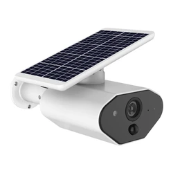 Caméra d'extérieur sans fil HD 1080P étanche, caméra solaire intelligente Wifi, caméra de surveillance à distance réseau avec téléphone portable, 
