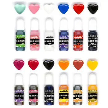 

2020 New 12 Pcs/set DIY Handmade Crystal Epoxy Pigment UV Oily Resin Dye Coloring