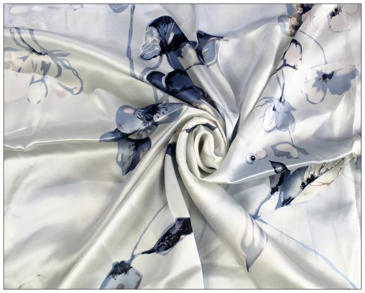 Шелковый Гладкий креп-сатин, шелк, атласная шелковая ткань, платье cheongsam, дизайнерская ткань, гладкая, яркая и высококачественная