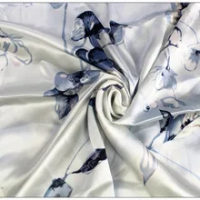 Шелковый Гладкий креп-сатин, шелк, атласная шелковая ткань, платье cheongsam, дизайнерская ткань, гладкая, яркая и высококачественная