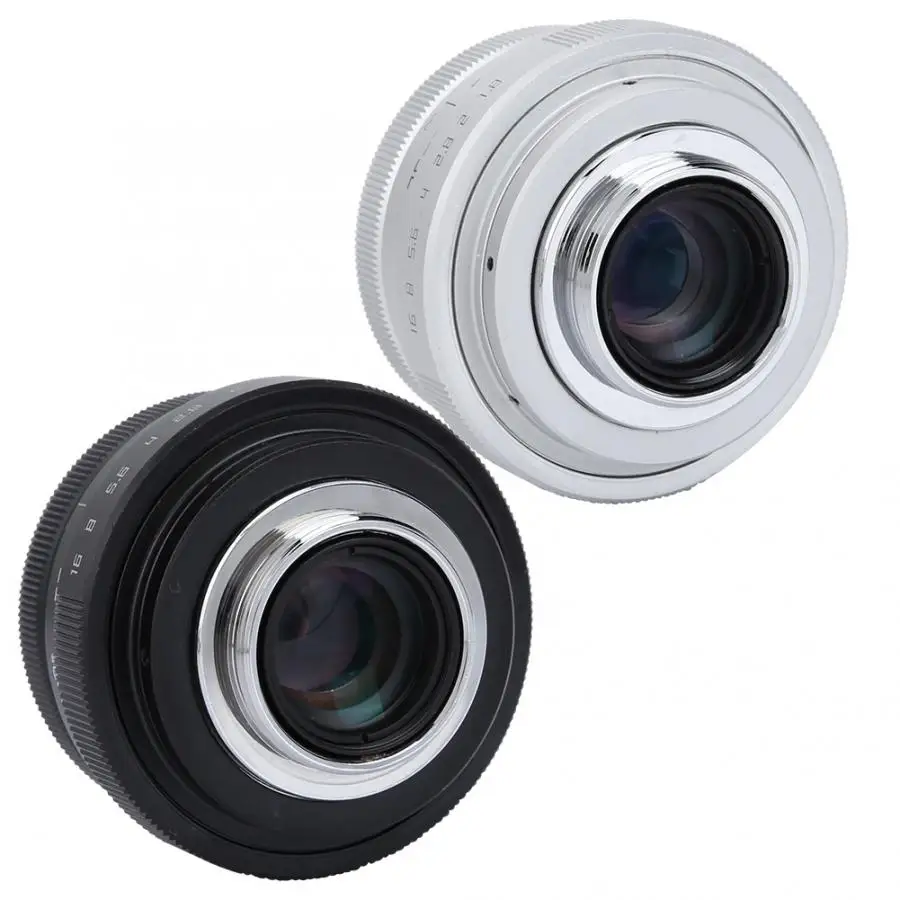 Lente para celular 25 мм F1.8 Мини CCTV C Mount широкоугольный оптический объектив для sony Nikon Canon DSLR камеры