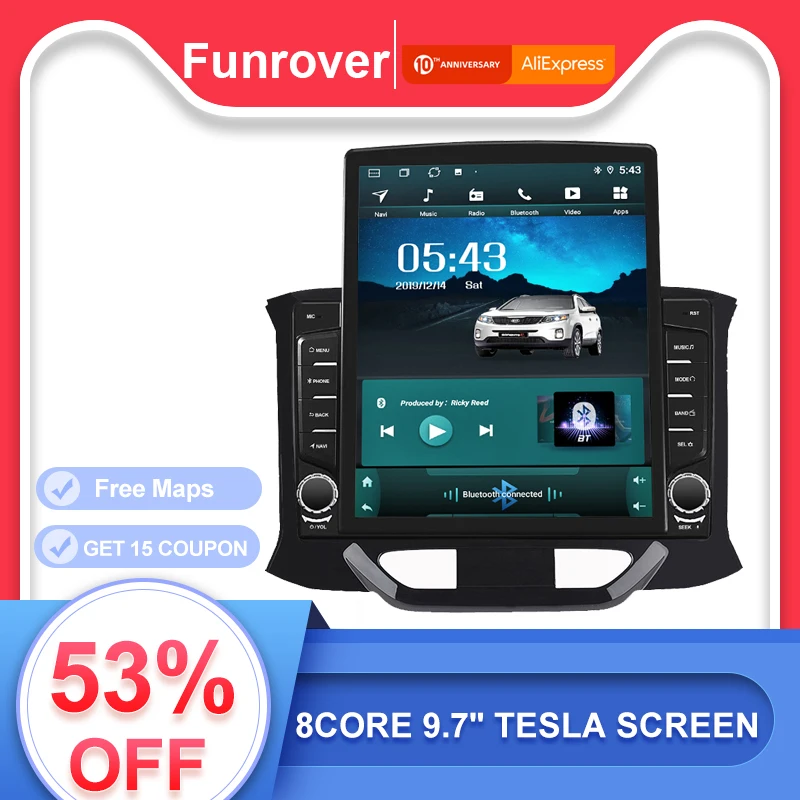 Funrover 9.7 \Tesla Screen Android 9.0 Auto Multimedia Speler Radio Gps Navi Voor Lada X Ray Xray 2015 2016 2017 2019 2.5D Ips Dsp Funrover 9.7 \Tesla Screen Android 9.0 Auto Multimedia Speler Radio Gps Navi Voor Lada X Ray Xray 2015 2016 2017 2019 2.5D Ips Dsp
