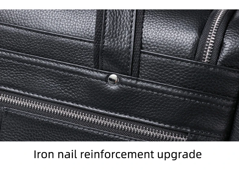 Iron Nail of Leather Backpack