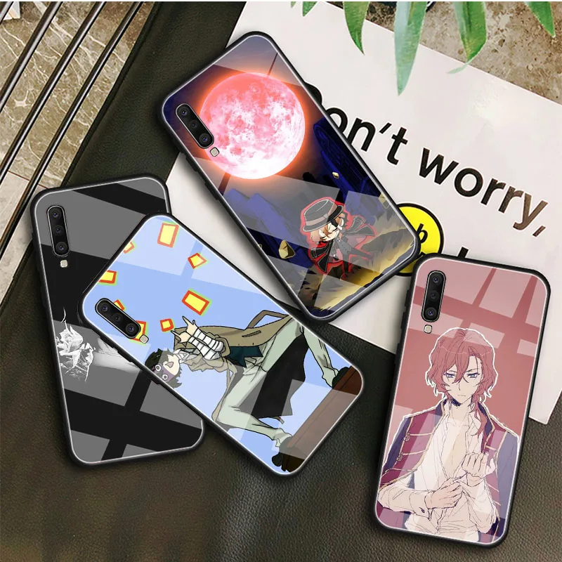 Japan anime bungou stray dogs Dazai Osamu Tempered Glass Case For Samsung Galaxy A 10S 10E 20S 20E 30S 40 50S 60 70 80 90 6 7 | Мобильные