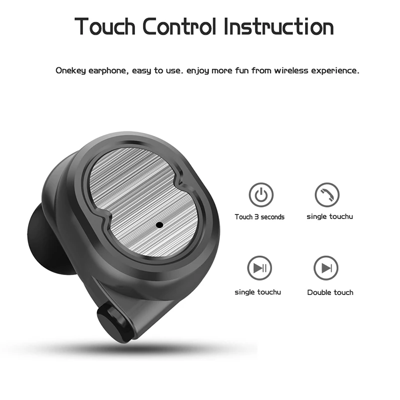 Ottwn Новинка X6 TWS bluetooth гарнитура 4,2 сенсорная с зарядным отсеком Беспроводная мини-гарнитура с одним ухом bluetooth Спортивная гарнитура
