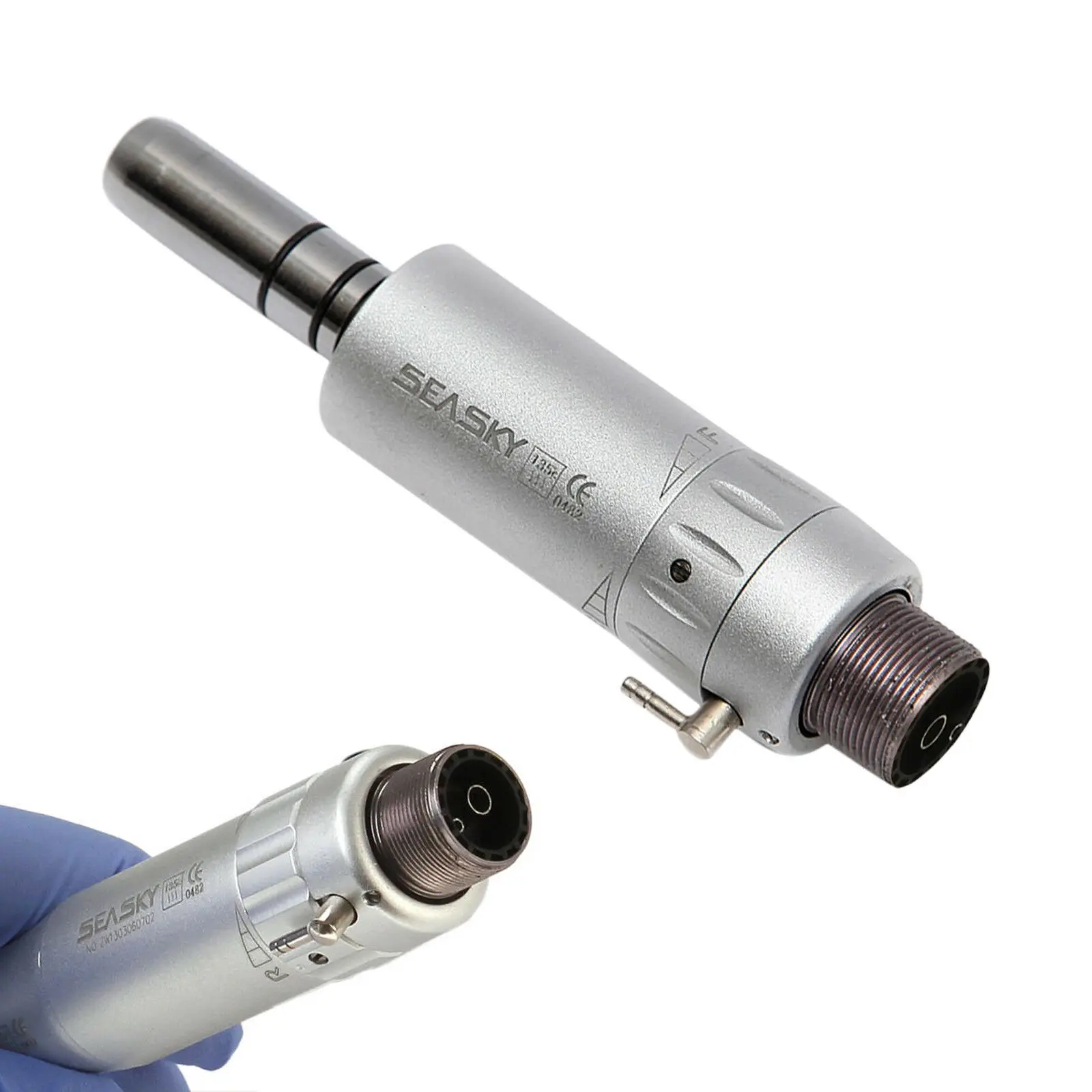 NSK Стиль стоматологический медленно низкоскоростной наконечник прямой с косым углом пневматический двигатель 2/4H - Цвет: air motor 2 hole
