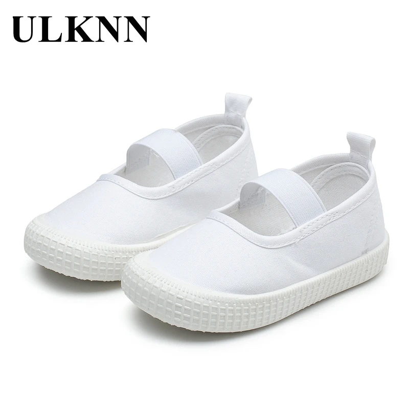 Ulknn 2021 Children's Canvas Shoes Small Baby Kindergarten Indoor Shoes
