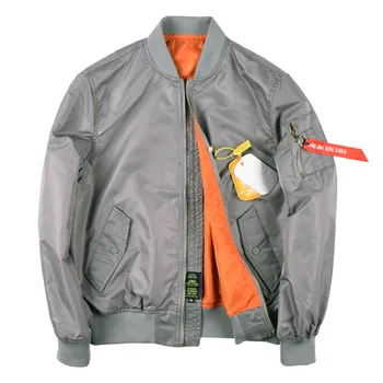 

Pilot Jacket Men MA-1 Classic Men Spring and Autumn Thin Jacket Baseball Uniform Men Coat