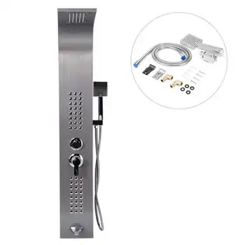 

Stainless Steel Shower Panel Set Bathroom Shower Kit Showering Accessories for Home Hotel Use Bathroom Accessories