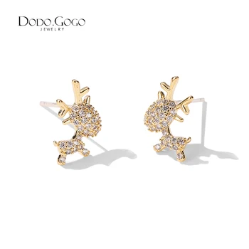 

TS-ED015 Fine 925 Sterling Silver Fine Jewelry Spain Version Bear Jewelry Women's Earrings Wholesale Price Free Shipping