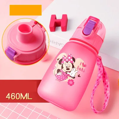 Золотой Disney Baby Cup чашка для кормления чашка Дисней кружка герметичная copo детская бутылка для воды Микки Маус детская чашка на бретелях чашка - Цвет: Золотой
