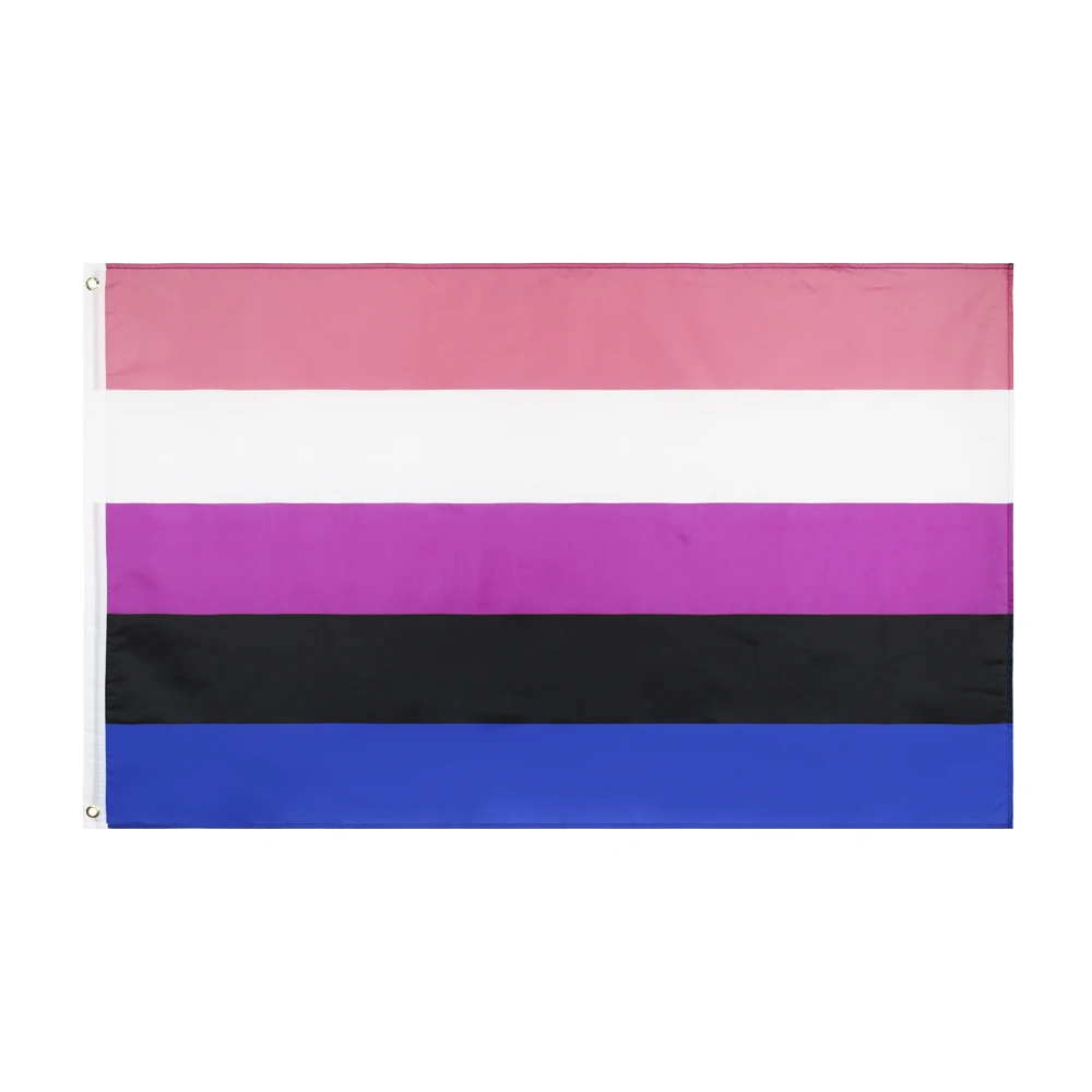 Yehoy 90*150 см 3x5 ЛГБТ пол queer пол флюид флаг для украшения