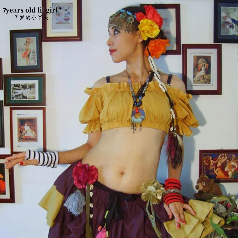 флуоресцентные костюмы для танца живота Костюм пиратской Феи для танца живота, танца живота эпохи Возрождения, T17