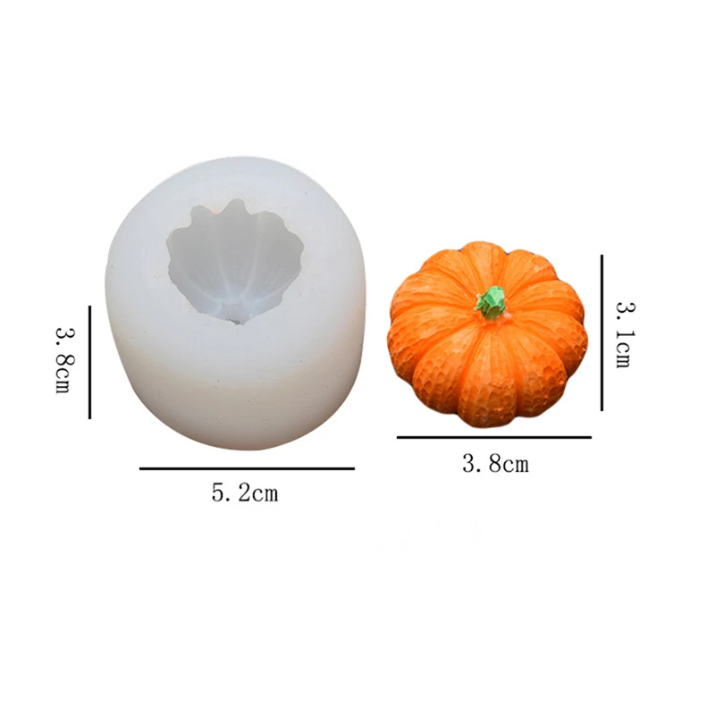 3D Pumpkin Maple Leaf Silicone Mold DIY Candle Clay Resin Plaster Mould Cake Baking Utensils Baking Tools