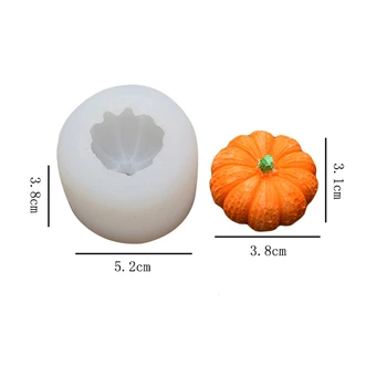 3d pumpkin maple leaf silicone mold diy candle clay resin plaster mould cake baking utensils baking tools