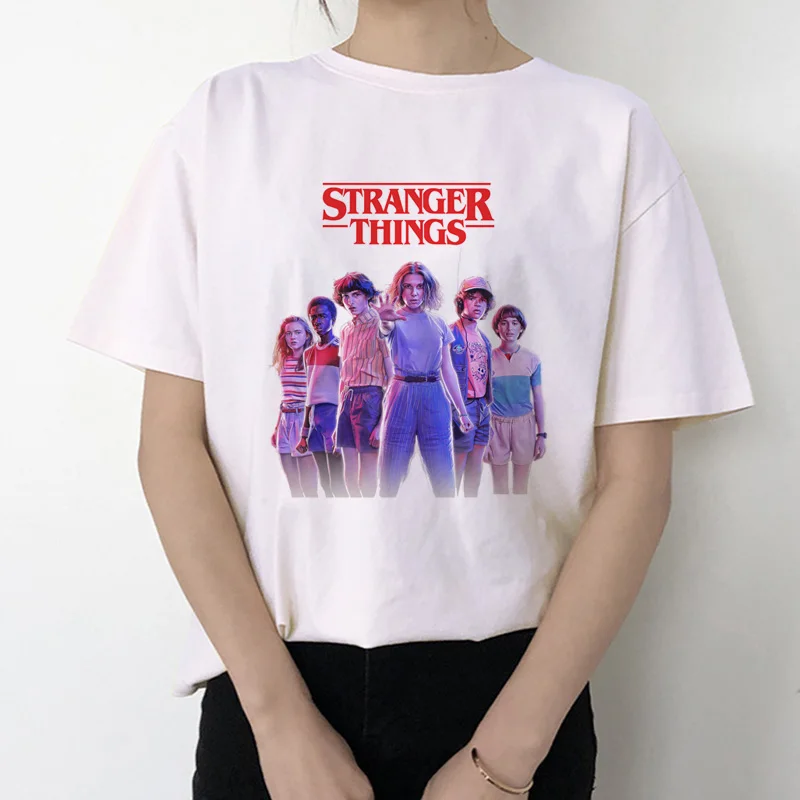 

stranger things 3 t shirt women new tshirt Eleven gothic female clothing hip hop femme 2019 streetwear cartoon funny kawaii