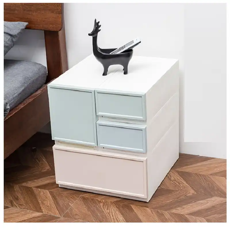 Stackable Plastic Drawer Clothes Storage Box Variety Storage