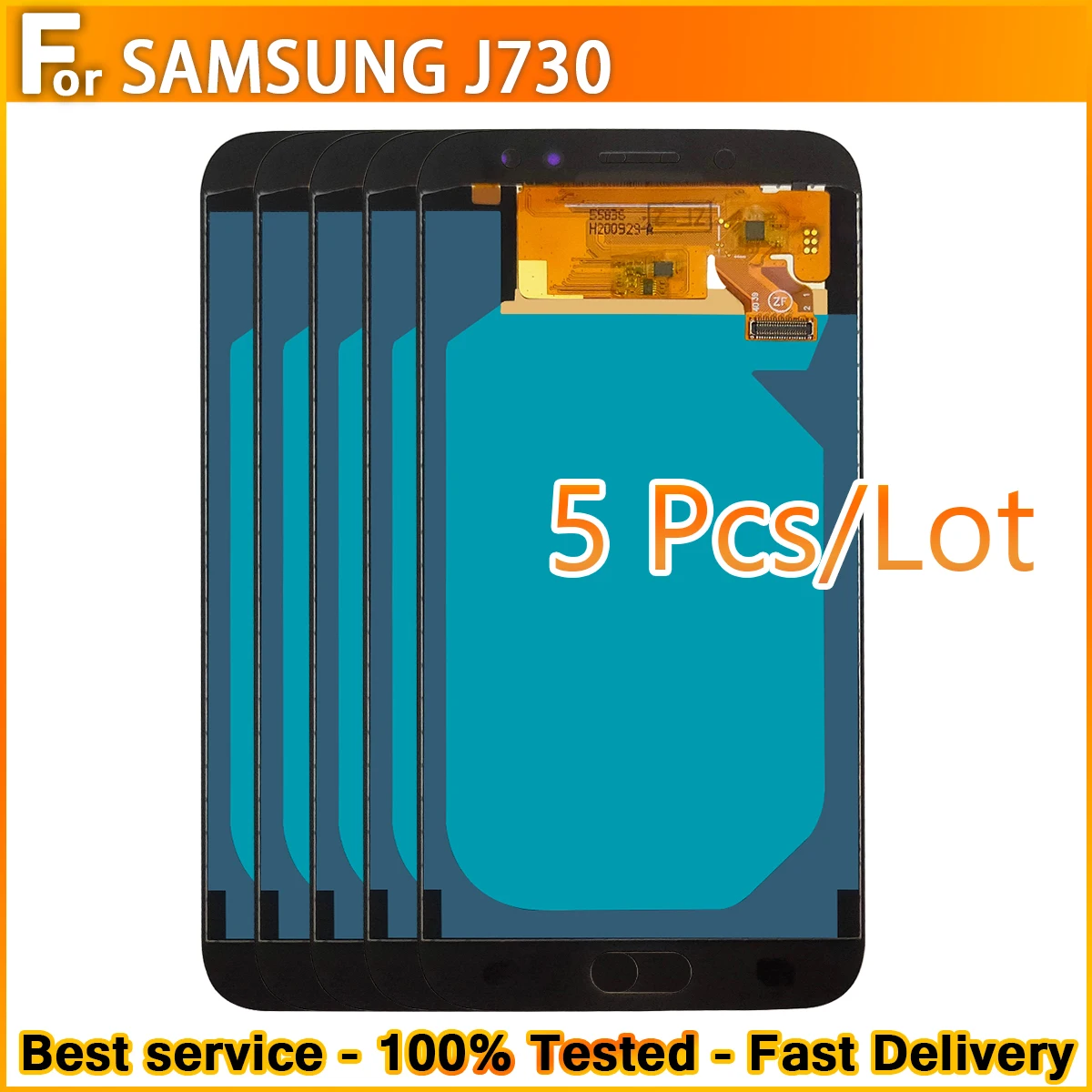 5 шт. Super Amoled для Samsung J7 2017 J730 SM-J730F J730FM/DS J730F/DS J730GM ЖК-дисплей сенсорный экран Замена