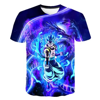 

Children's Clothes Boy Summer Cool Dragon Ball Z-type T-shirt 3D printing anime Goku Vegeta T-shirt Dragon Ball shirt polyester