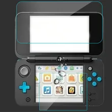 Для nintendo New 2DS XL/LL 2 DSXL/2 DSLL Топ закаленное стекло ЖК-экран протектор+ нижняя прозрачная полная крышка защитная пленка