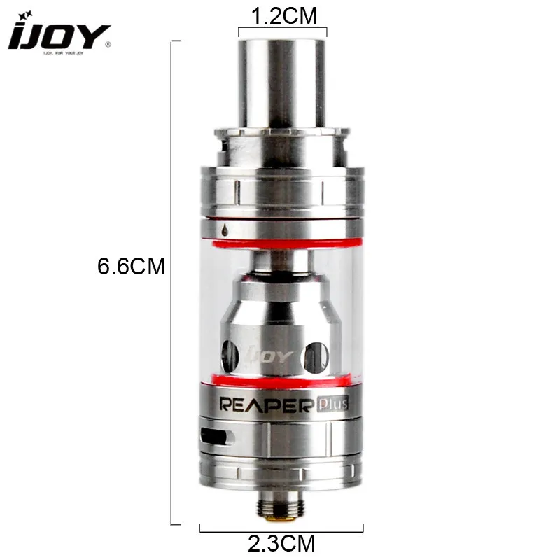 Оригинальный атомайзер Ijoy Reaper Plus емкость 3 8 мл катушка 0 4 Ом скользящая верхняя