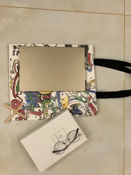 

Cute Cartoon Printing Canvas Bag Reusable Shopping Bag Large Tote Bag Foldable Cotton Bags Canvas Handbag Cartoon Shopping Bag