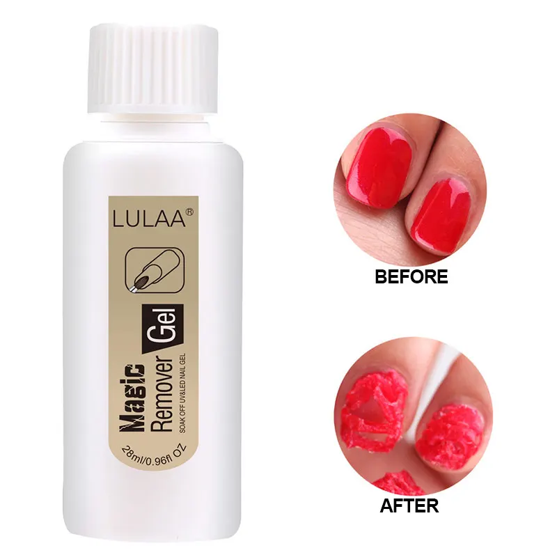 

18ml/28ml Nail Polish Remover Soak-Off Gel Fast Nail Art Clean Removal Non-Irritating ---MS