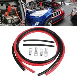 Cable de conexión de 2 piezas, fácil de usar, Universal de alta eficiencia, Cable de refuerzo de puente de anillo redondo, Cable de batería para SUV