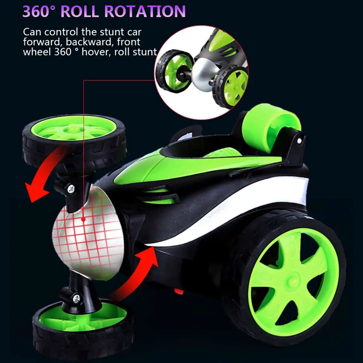 Wireless RC Car Tumbling Stunt Dump Truck Remote Control Toys Kids Car ABS Electric Cool RC Cars On Remote Toy Gift For Children Wireless RC Car Tumbling Stunt Dump Truck Remote Control Toys Kids Car ABS Electric Cool RC Cars On Remote Toy Gift For Children
